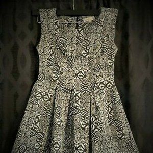 Emerald Sundae black and white dress